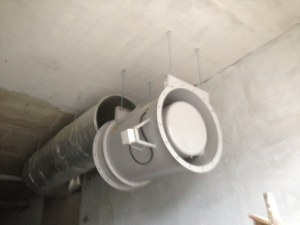 установка вентилятора