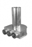 ПЛЕНУМ МЕТАЛЛИЧЕСКИЙ HEATWAY 75х3 ВЫХОДА